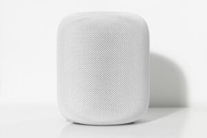 White Apple HomePod