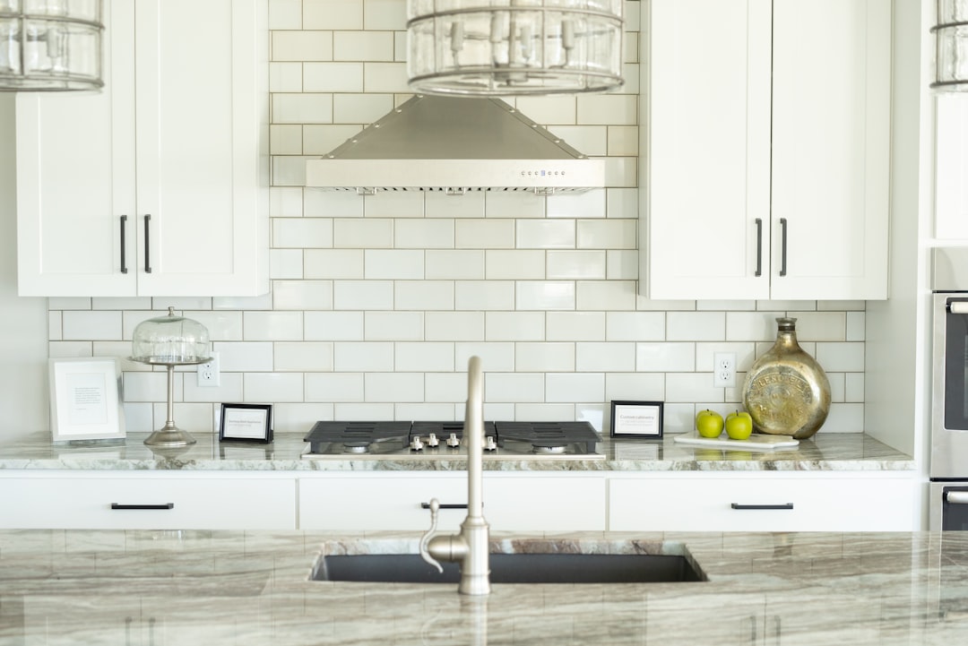 Clean White Modern Kitchen
