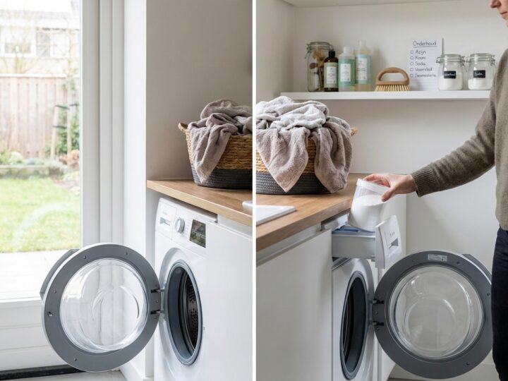 Wasmachine die muf ruikt en het onderhoudsritme dat dat voorkomt